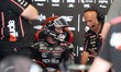 Lorenzo Savadori of Aprilia Racing rides an Aprilia during the Sprint Race of the Brembo G...