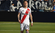 Franco Mastantuono of River Plate stands before the match between River Plate and Club Mon...