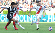 Franco Mastantuono of River Plate competes for the ball during the match between River Pla...
