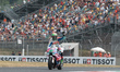 Franco Morbidelli of the Pertamina Enduro VR46 Racing Team rides a DUCATI during the warm-...