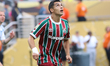 Kevin Serna #90 of Fluminense FC looks at the ball during the FIFA Club World Cup 2025 Gro...