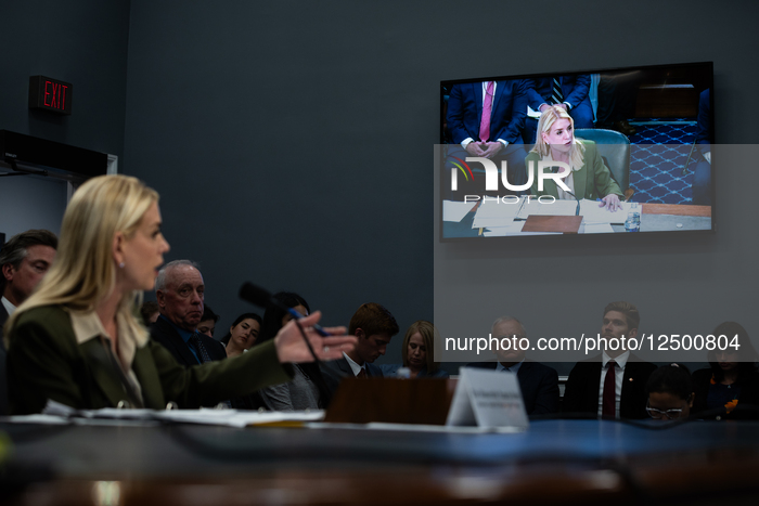 Attorney General Pam Bondi testifies at House Appropriations Committee hearing