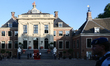 A view as leaders arrived to Social Dinner of the NATO Summit, at Palace Huis ten Bosch in...