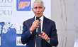 Andrea Abodi, Minister for Sport and Youth, attends the press conference for the presentat...