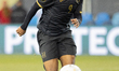 Anthony Lozano #9 of Honduras goes to the ball during the Concacaf Gold Cup Group B match...