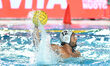 Alessandro Velotto of Italy participates in the water polo test match between Italy and Cr...