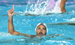 Francesco DI FULVIO of Italy participates in the Water Polo test match between Italy and C...