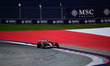 Lewis Hamilton of Scuderia Ferrari drives during free practice, the 12th round of the Form...