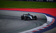 George Russell of Mercedes-AMG Petronas drives during free practice, 12th round of the For...