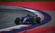 Alexander Albon of the Williams F1 Team drives during free practice for the 12th round of...