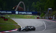 Andrea Kimi Antonelli of the Mercedes-AMG Petronas F1 Team drives during free practice in...