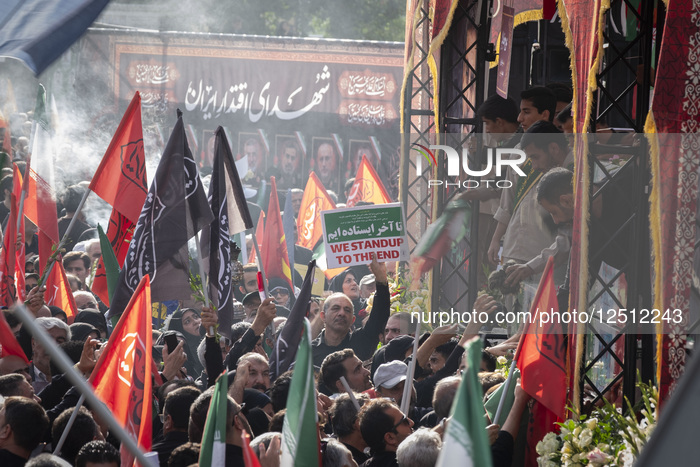 State Funeral Held In Tehran For Military Commanders Killed By Israel