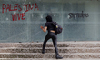 Members of the dissident black bloc of the LGBTTTIQA+ and pro-Palestinian community take d...