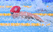 Abbie Wood (GBR) participates in Day 3 of the 61st Settecolli International Swimming at Fo...