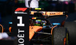 Lando Norris of the McLaren F1 Team celebrates after the race in Spielberg, Styria, Austri...
