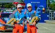 Driver Ott Tanak and co-driver Martin Jarveoja of the Hyundai Shell Mobis World Rally Team...