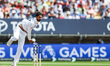 Shoaib Bashir of England bowls during Day Two of the Second Rothesay Test match between En...