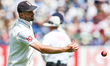 Chris Woakes of England returns the ball to the bowler during Day Two of the Second Rothes...