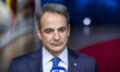Prime Minister of Greece Kyriakos Mitsotakis and President of New Democracy ( Nea Dimokrat...