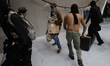 Members of the Black Anarchist Bloc carry out direct action and steal clothing from a stor...