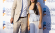 Luca Turco and Sofia Piccirillo attend the photocall on day 02 of ''Outdoor Film Festival...