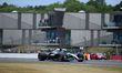 George Russell of Mercedes-AMG Petronas runs during qualifying in the 13th round of the Fo...