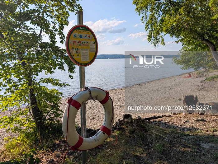 Lifebuoy At A Beach