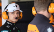 Lando Norris of McLaren before qualifying ahead of the Formula 1 British Grand Prix at Sil...
