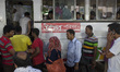 People ridein bus by line in Dhaka, Bangladesh on June 05, 2016.The wife of a top anti-te...