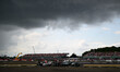 George Russell of Mercedes-AMG Petronas runs during the race, the 13th round of the Formul...