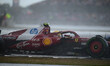 Lewis Hamilton of Scuderia Ferrari runs during the race in Silverstone Circuit, Silverston...