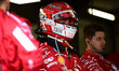 Charles Leclerc of Scuderia Ferrari looks on during the race, the 13th round of the Formul...