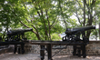 Cannons are in Old Quebec City, Quebec, Canada, on June 27, 2025. 