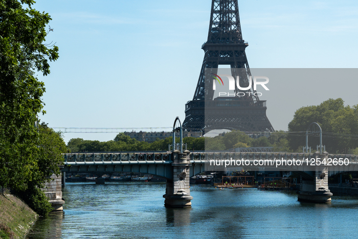 Reopening Of Swimming In The Seine River