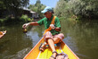 Dutch national Ellis Hubertina Spaaanderman, 69, collects waste materials from Dal Lake in...