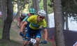 Julian Schelb from Germany, representing the KMC Ridley MTB Racing Team, competes in the C...