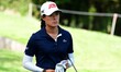 French golfer Celine Boutier participates in the 2025 Amundi Evian Championship golf tourn...