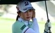 Japanese player Yuri Yoshida participates in the 2025 Amundi Evian Championship LPGA Tour...
