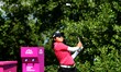 Golf player Kim A-lim participates in the 2025 Amundi Evian Championship LPGA Tour golf to...