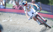 Thomas Pidcock from the United Kingdom competes in the Men's Elite Cross-Country Short Tra...