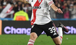 Santiago Lencina of River Plate plays during the match between River Plate and Platense at...