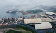 The chimneys of Indonesia Morowali Industrial Park (IMIP), a nickel processing complex in...