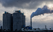 The chimneys of Indonesia Morowali Industrial Park (IMIP), a nickel processing complex in...