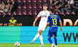 Daniel Dumbravanu plays during the match between CFR Cluj and Unirea Slobozia in the Roman...