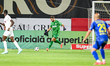 Alessandro Micai plays during the match between CFR Cluj and Unirea Slobozia in the Romani...
