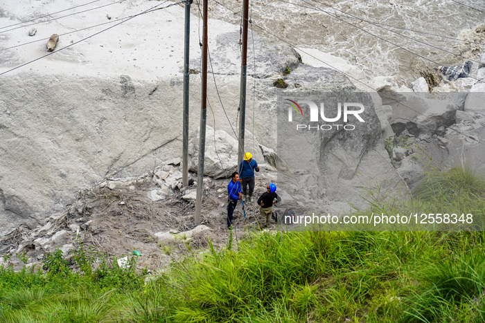 Rasuwagadhi Flood Devastation In Nepal