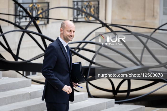Council Of Ministers Of The French Government At The Elysée Palace, In Paris