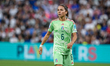 Manuela Giugliano of Italy is in action at Stade de Geneve in Geneva, Switzerland, on July...
