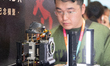 A Canon camera is on display at the Canon booth at the Shanghai New International Expo Cen...