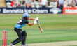 Kashif Ali of Worcestershire is in action during the Vitality T20 Blast match between Worc...